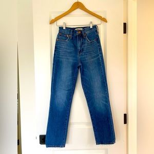 Madewell Perfect Vintage Crop Jeans Cassie Wash Size 23